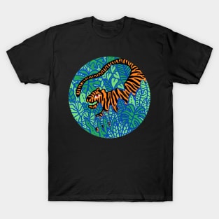 Tiger in the jungle T-Shirt